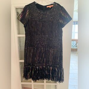 Vilagallo mini fringe dress Size 40

SUPER CUTE FOR HOLIDAYS!